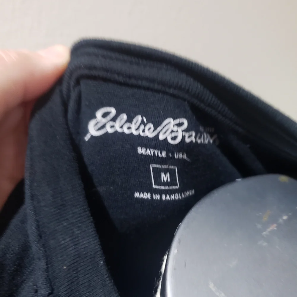 Eddie Bauer long sleeve tee shirt M black - Picture 2 of 2